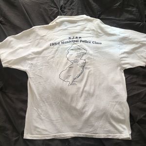 90s New Jersey State police shirt